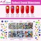 4300 Pieces Flat Back Nail Art Rhinestones Round Beads 6 Sizes (2-6.5mm) with Storage Organizer Box,Rhinestones Picking Pen for Nail Art Phone Decorations Crafts DIY (Mixed Color)
